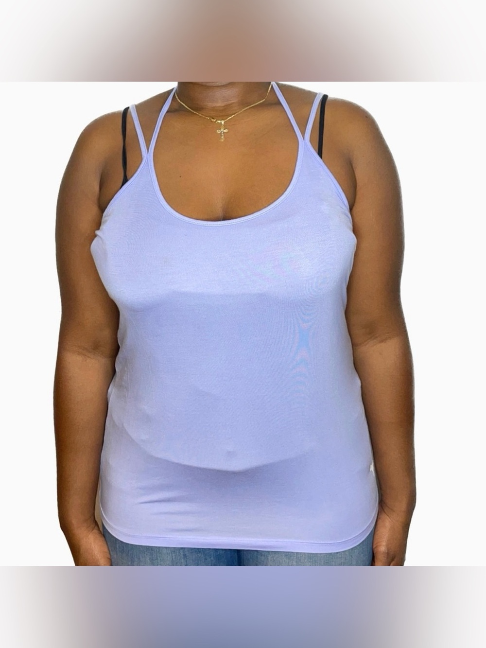 PINK Victoria’s Secret NWT Lavender Double Strap Cami Tank Top